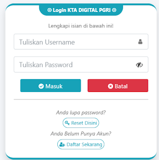 Register PGRI Kota Jambi - Persatuan Guru Republik Indonesia Cabang Kota Jambi